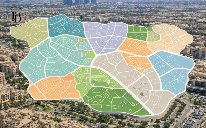 خريطة أحياء القاهرة الجديدة